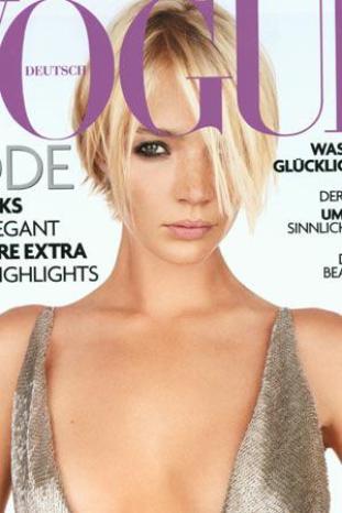 Jodie Kidd on Vogue Cover